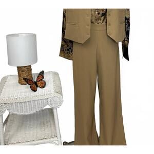 NEW ANONYME women's ring gilet vest in brown